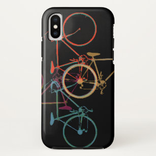 bike - cycling pattern iPhone x case