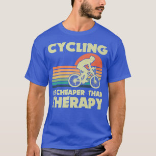 Bike Cycling Therapy Cyclist Mountain Bike Riding T-Shirt