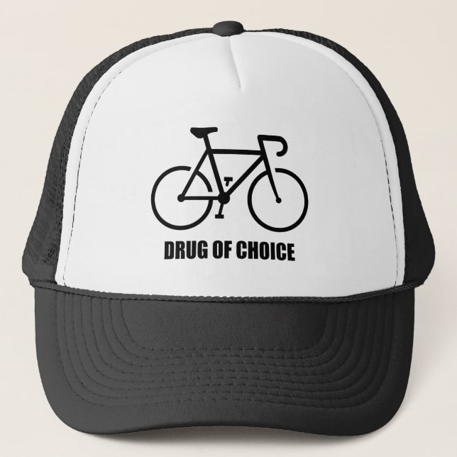 Bike, Drug Of Choice Trucker Hat (Front)