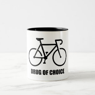 Bike, Drug Of Choice Two-Tone Coffee Mug