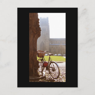 Bike & Durhm Cathedral Postcard