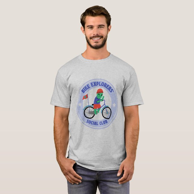 Bike Explorers' Social Club T-Shirt (Front Full)
