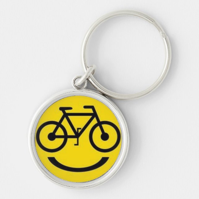 bike face keychain (Front)