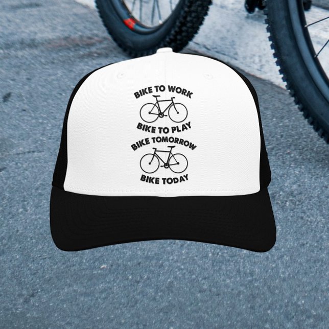 Bike Forever - Cool Cycling Trucker Hat (Creator Uploaded)