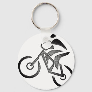 Bike Glow Style Key Ring