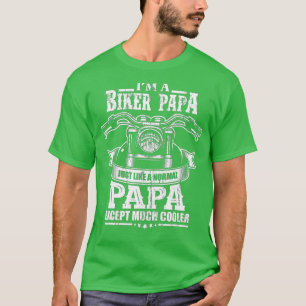 Bike Grandpa Motorcycle Rider Retirement Gift Papa T-Shirt