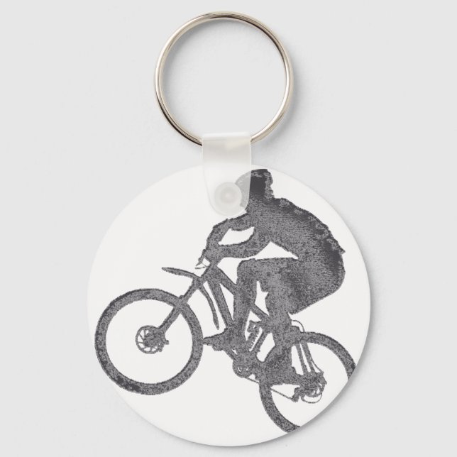 Bike In Silverton Key Ring (Front)