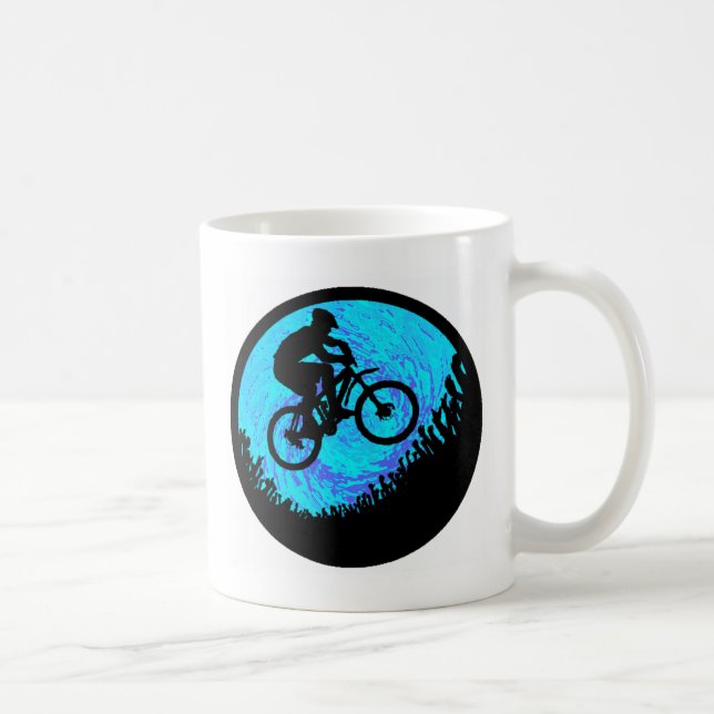 Bike Into Orbit Coffee Mug (Right)
