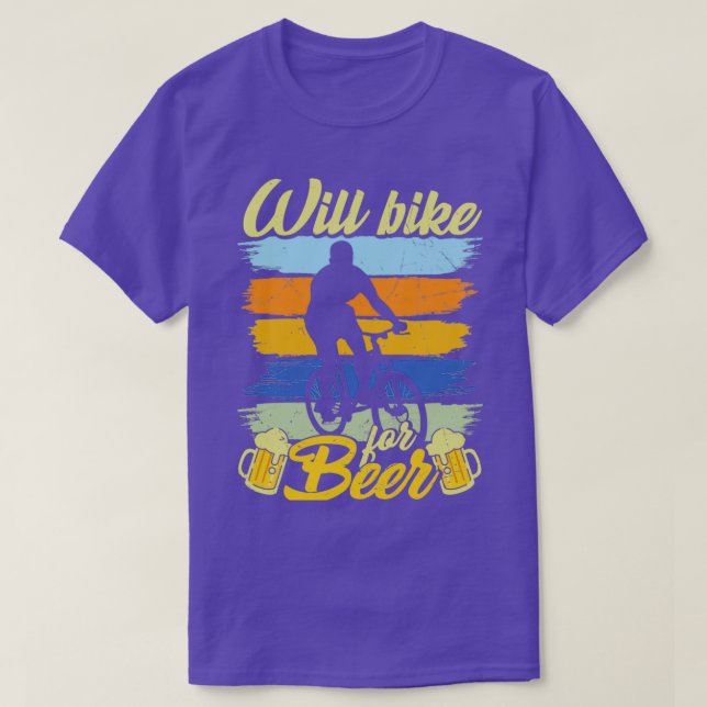Bike it for a beer T-Shirt (Design Front)