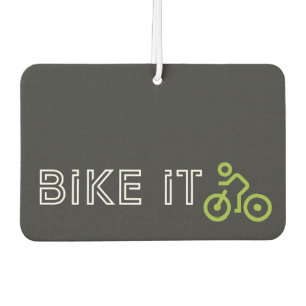 BIKE IT - Green Biking Symbol Car Air Freshener