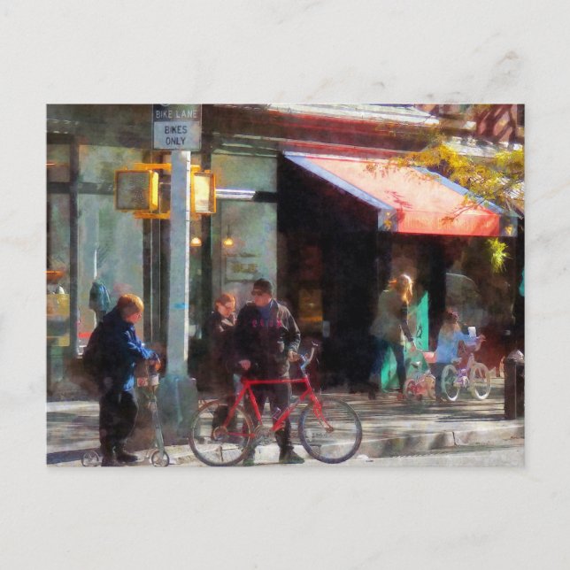Bike Lane Postcard (Front)