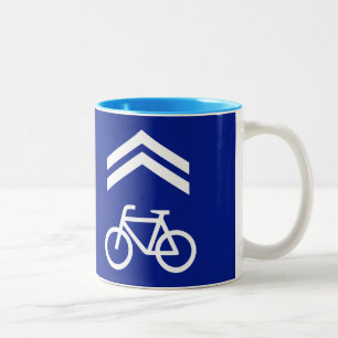 Bike Lane Two-Tone Coffee Mug