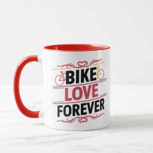 Bike Love Forever, cycling mugs 