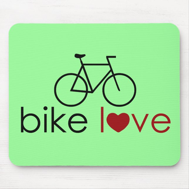 Bike Love Mouse Pad (Front)