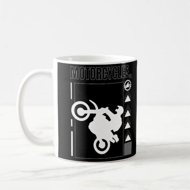 bike lover coffee mug (Left)