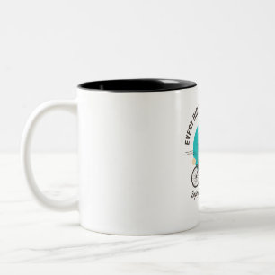 Bike Lover - Enjoy Every Moment Two-Tone Coffee Mug