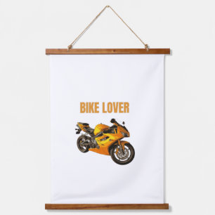 Bike Lover Motorcycle T-Shirt Sport Bike Rider D Hanging Tapestry
