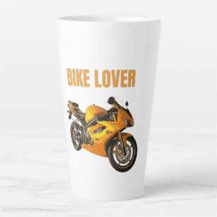 Bike Lover Motorcycle T-Shirt Sport Bike Rider D Latte Mug