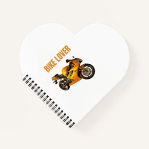 Bike Lover Motorcycle T-Shirt Sport Bike Rider D Notebook
