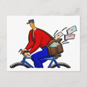 Bike Messenger AKA Special Delivery Postcard