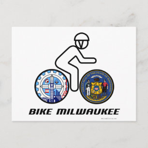 Bike Milwaukee Postcard