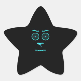 Bike Mountain Biking Cyclist Gift Bicycle Star Sticker
