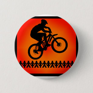 BIKE NEW TRAINED 6 CM ROUND BADGE