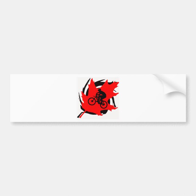 Bike O Canada Bumper Sticker (Front)