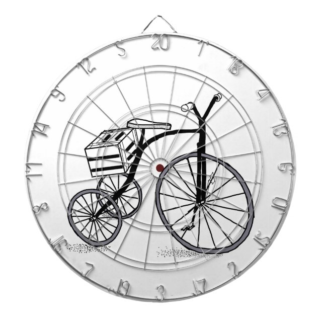 Bike on 3 wheels dartboard (Front)