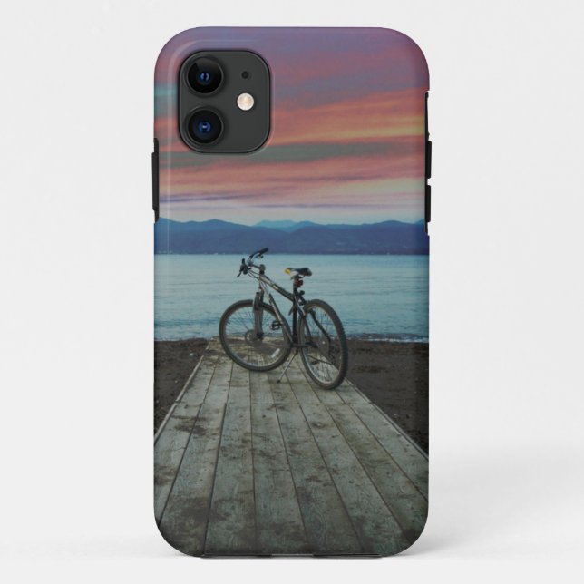 Bike On Pier | Greece Case-Mate iPhone Case (Back)