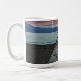 Bike On Pier   Greece Coffee Mug