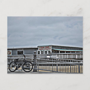 Bike On The Boardwalk by Shirley Taylor Postcard