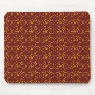 bike pattern for cyclists mouse pad