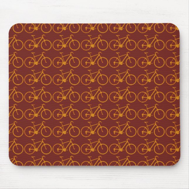 bike pattern for cyclists mouse pad (Front)