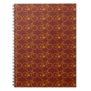 bike pattern for cyclists notebook