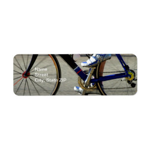 Bike Race Return Address Label