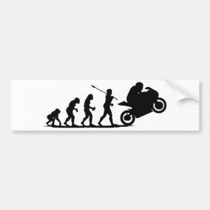 Bike Racer Bumper Sticker