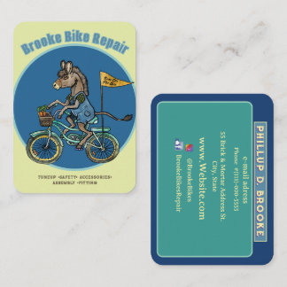 Bike Repair Donkey Business Card