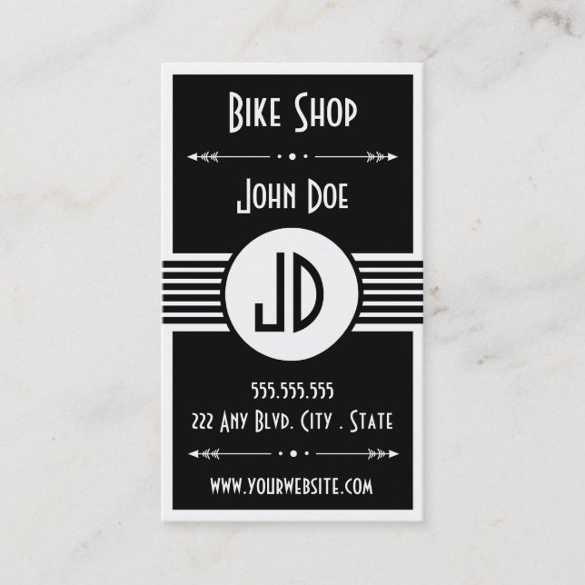 Bike Repair Shop Business Card (Front)