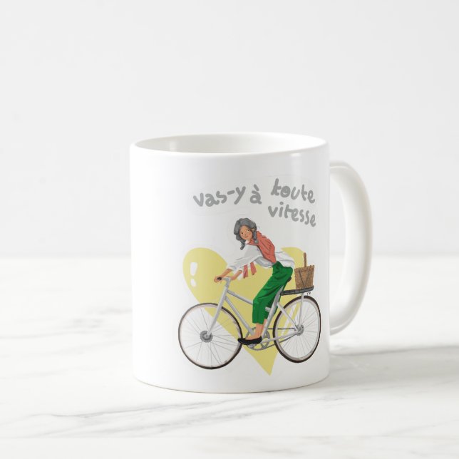 bike ride coffee mug (Front Right)