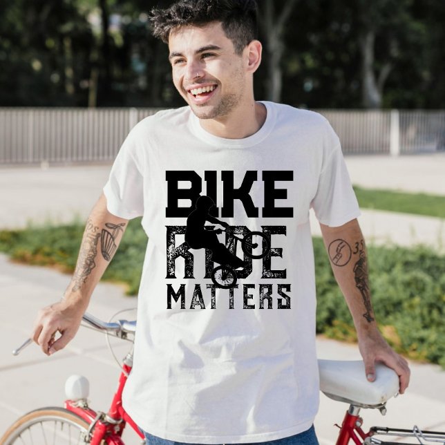 Bike ride matters | Cycling bike T-Shirt (Creator Uploaded)
