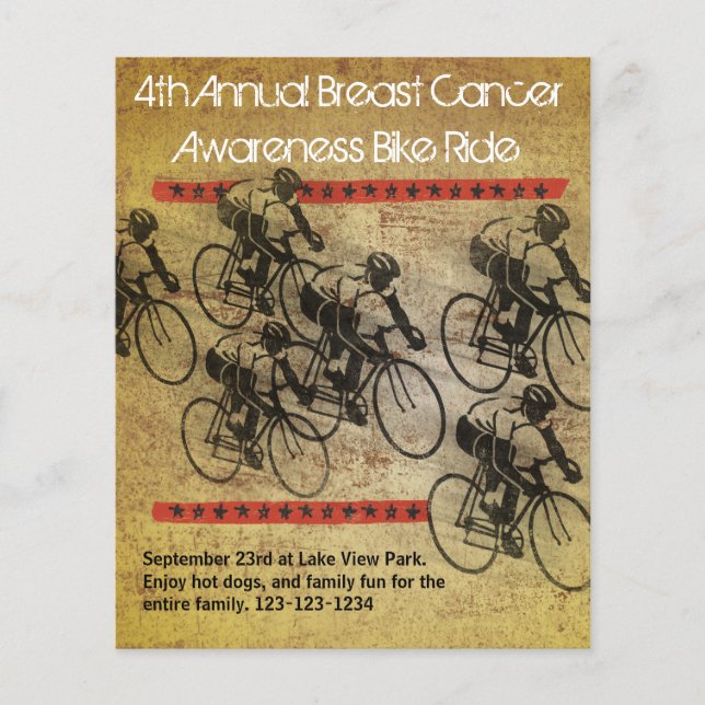 Bike Ride Poster Flyer (Front)