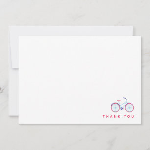 Bike Ride Thank You Note Card