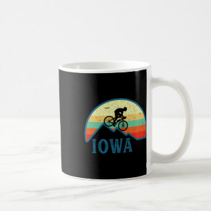 Bike Rider Iowa Mountain Biking Retro Iowa Mtb Mou Coffee Mug
