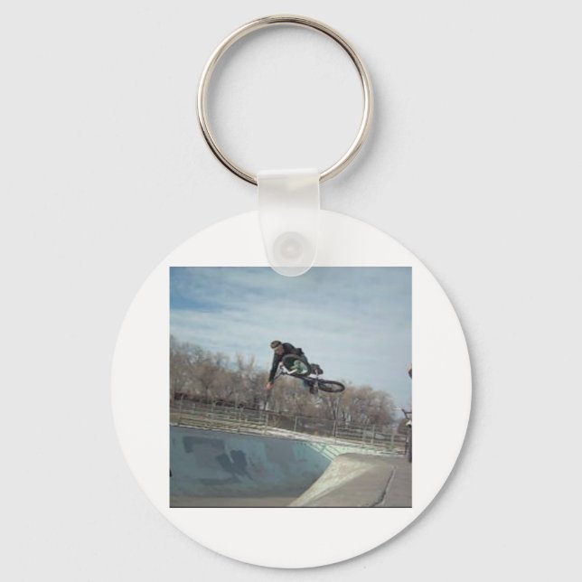 bike ridin 024_0001 key ring (Front)