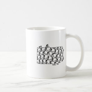 Bike Riding Pennsylvania Cycling Mountain Biking Coffee Mug