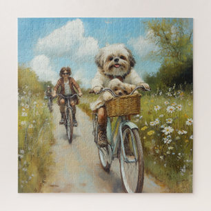 Bike Riding with Friends Jigsaw Puzzle