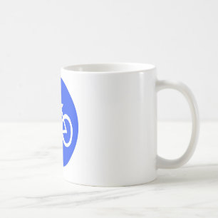 Bike Road Sign Coffee Mug