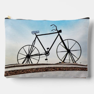 Bike Sculpture Photography Accessory Pouch