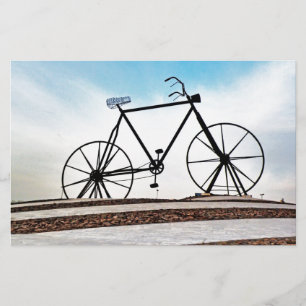Bike Sculpture Photography Stationery